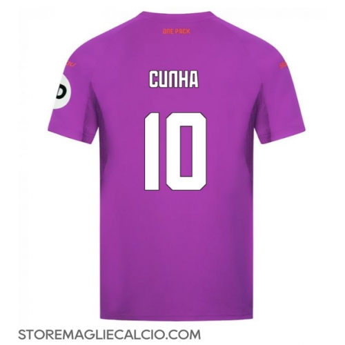 Wolves Matheus Cunha #10 Maglia Gara Terza Repliche 2024-25 Maniche Corte Wolves Matheus Cunha #10 Maglia Gara Terza Repliche 2024-25 Maniche Corte